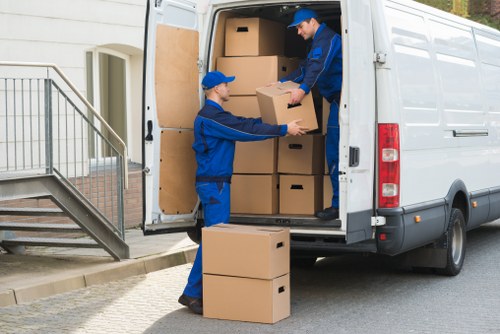 Scheduled furniture pick-up in Southfields